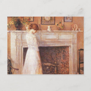Childe Hassam - In het oude huis Briefkaart