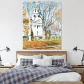 Childe Hassam, Kerk te Old Lyme, Canvas Afdruk (Insitu (Slaapkamer))