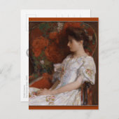 Childe Hassam La chaire victorienne CC0408 Carte p (Devant / Derrière)