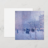 Childe Hassam - late middag, New York, winter Feestdagenkaart (Voorkant / Achterkant)