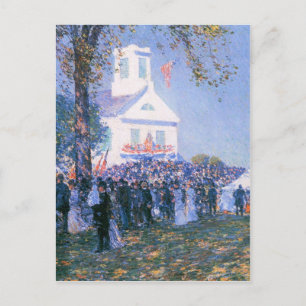 Childe Hassam - Oogst in een dorp in New Englan Briefkaart
