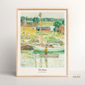 Childe Hassam Oyster Sloep, Cos Cob Art Print