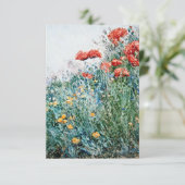 Childe Hassam - Poppies, Appledore Kaart (Staand voorkant)
