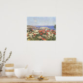 Childe Hassam - Poppies op de Shoals-eilanden Poster (Keuken)