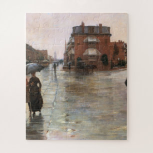 Childe Hassam - Rainy Day, Boston Legpuzzel
