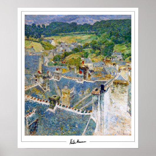 Childe Hassam Zedign Affiche d'art #402-2 (Devant)
