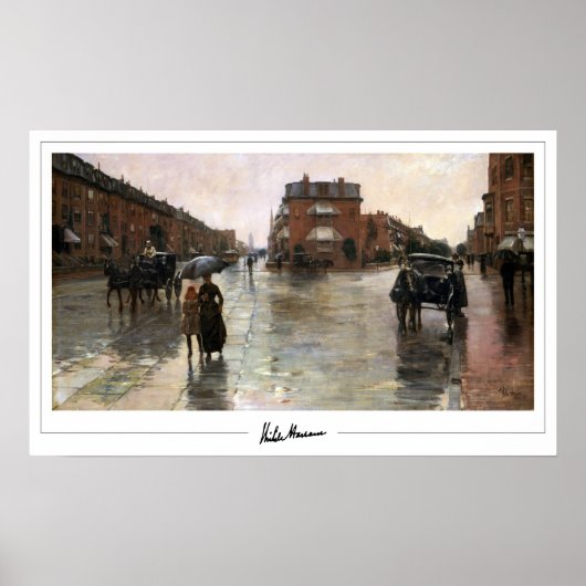Childe Hassam Zedign Art Poster #17-2 (Devant)