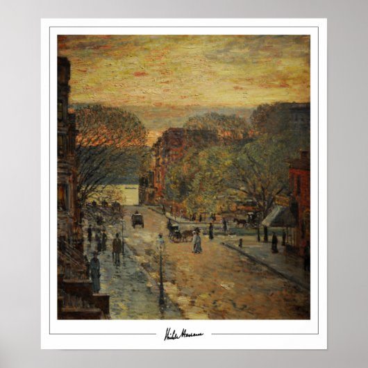 Childe Hassam Zedign Art Poster #276-2 (Voorkant)