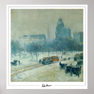Childe Hassam Zedign Art Poster #407
