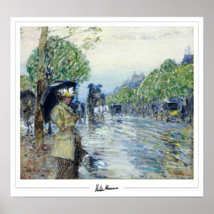 Childe Hassam Zedign Art Poster #448-2