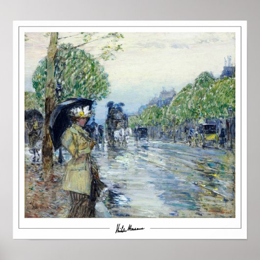 Childe Hassam Zedign Art Poster #448-2 (Voorkant)