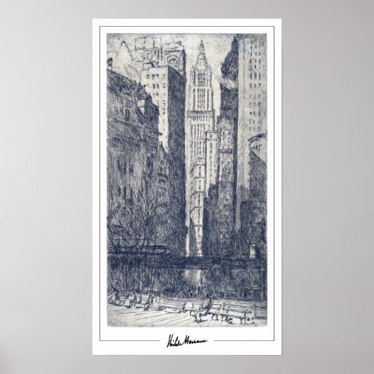 Childe Hassam Zedign Kunstposter #440 Poster (Voorkant)