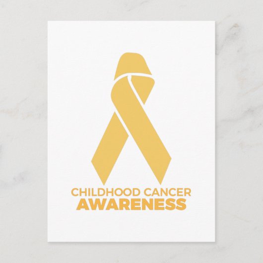 Childhood Cancer Awareness Briefkaart (Voorkant)
