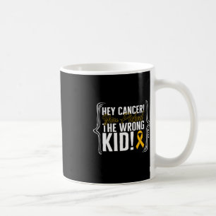 Childhood Cancer Awareness Kind Warrior Ribbon Str Koffiemok