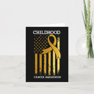 Childhood Cancer Awareness USA vlag Gold Ribbon WA Kaart