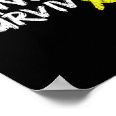 Childhood Cancer Survivor Yellow Ribbon Awareness Poster (Hoek)