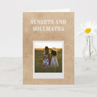 Childhood friends, Sisters, Soulmates Card Kaart