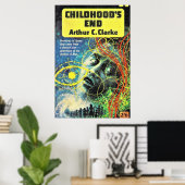 Childhoods End Arthur C Clarke Poster (Thuiskantoor)