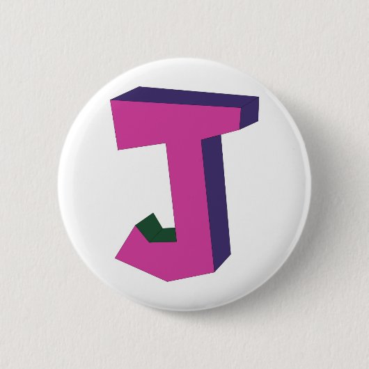 Childish J-toets Ronde Button 5,7 Cm (Voorkant)