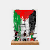 Children of Gaza Painting Palestine Flag (Recto)