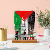 Children of Gaza Painting Palestine Flag (Mariage)