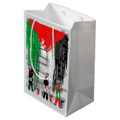 Children of Gaza Painting Palestine Flag Medium Cadeauzakje (Achterkant Gekanteld)