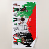 Children of Gaza Painting Palestine Flag Strandlaken (Voorkant)