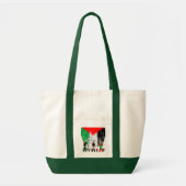Children of Gaza Painting Palestine Flag  Tote Bag (Voorkant)
