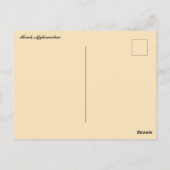 Children on a Camel in Herat Afghanistan Briefkaart (Achterkant)