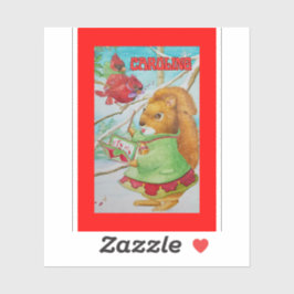 Children's Christmas Caroling  Sticker