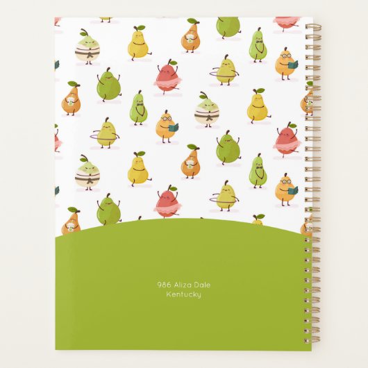 Children's pattern of fun pears (Dos)