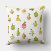 Children's pattern of fun pears kussen (Achterkant)