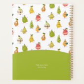 Children's pattern of fun pears planner (Achterkant)