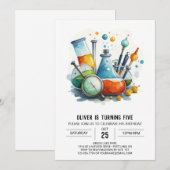 Children's Potion Lab Wetenschapper Verjaardag Kaart (Voorkant / Achterkant)