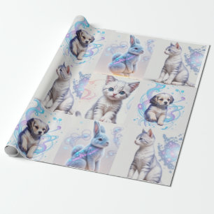 Childs Galaxy Collectie puppy, kitten, poes, konij Cadeaupapier