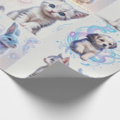 Childs Galaxy Collectie puppy, kitten, poes, konij Cadeaupapier (Hoek)