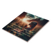 CHILD'S MORNING PRAYER TILE TEGELTJE (Zijkant)