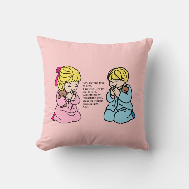 Childs Prayer Pillow Kussen (Voorkant)