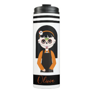Childs Sugar Skull Girl Thermosbeker
