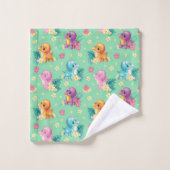 Childs Triceratops Dinosaurs Bad Handdoek (Wasdoekje)