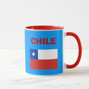 Chile* et tasse de café audacieuse de CL