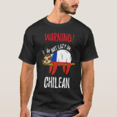 Chile Flag Sloth Im Not Lazy Im Chilean T-shirt (Voorkant)