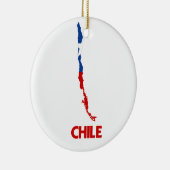 CHILE MAP KERAMISCH ORNAMENT (Rechts)