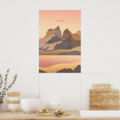 Chile Minimal Travel Poster (Cuisine)