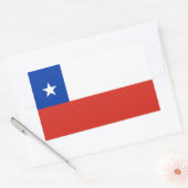 CHILE RECHTHOEKIGE STICKER (Envelop)