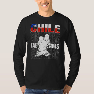 Chile Table Tennis   Support Chilean Ping Pong Tea T-shirt