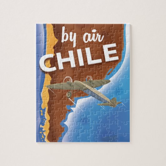 Chile Vintage Reisposter Legpuzzel (Verticaal)