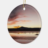 Chilean Flamingo Keramisch Ornament (Links)