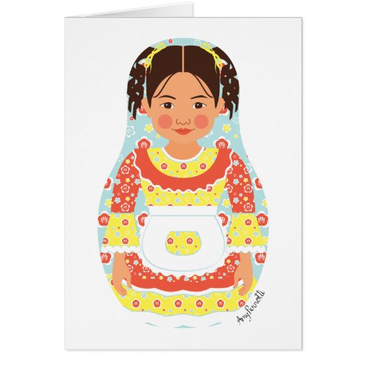 Chilean Matryoshka Card (Devant)