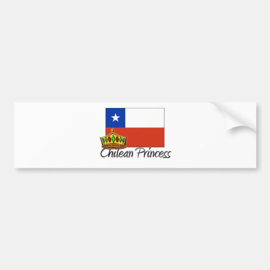 Chilean Princess Bumpersticker (Voorkant)